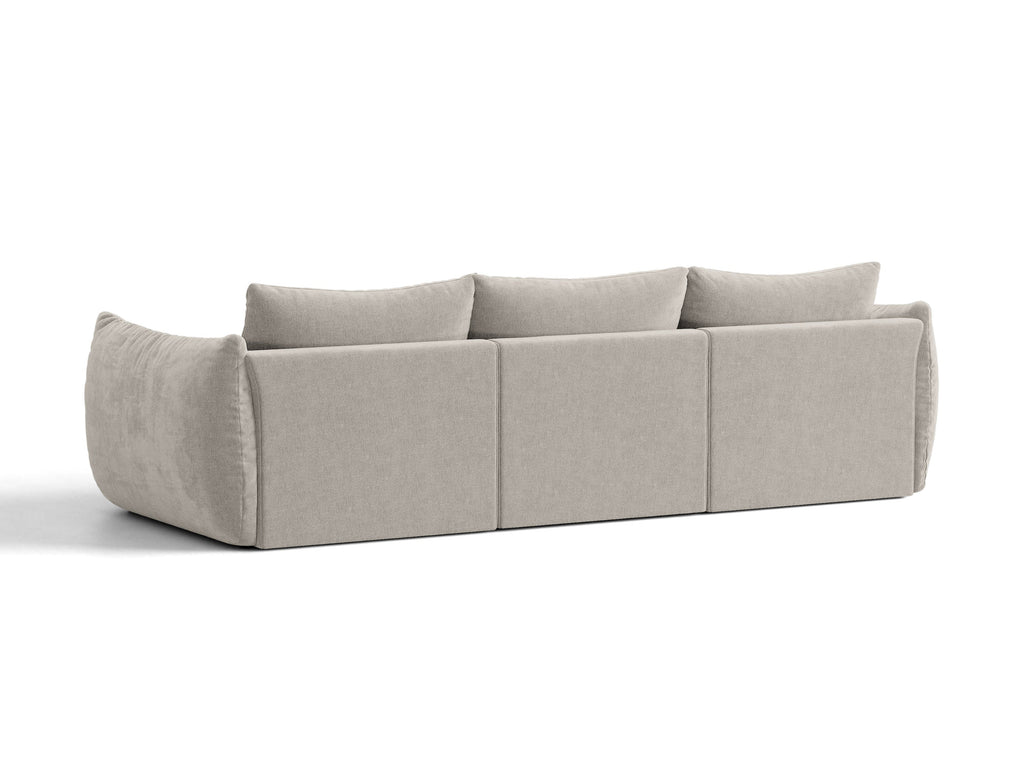 Bloom Divano componibile 4+ Posti Wind - Grigio chiaro