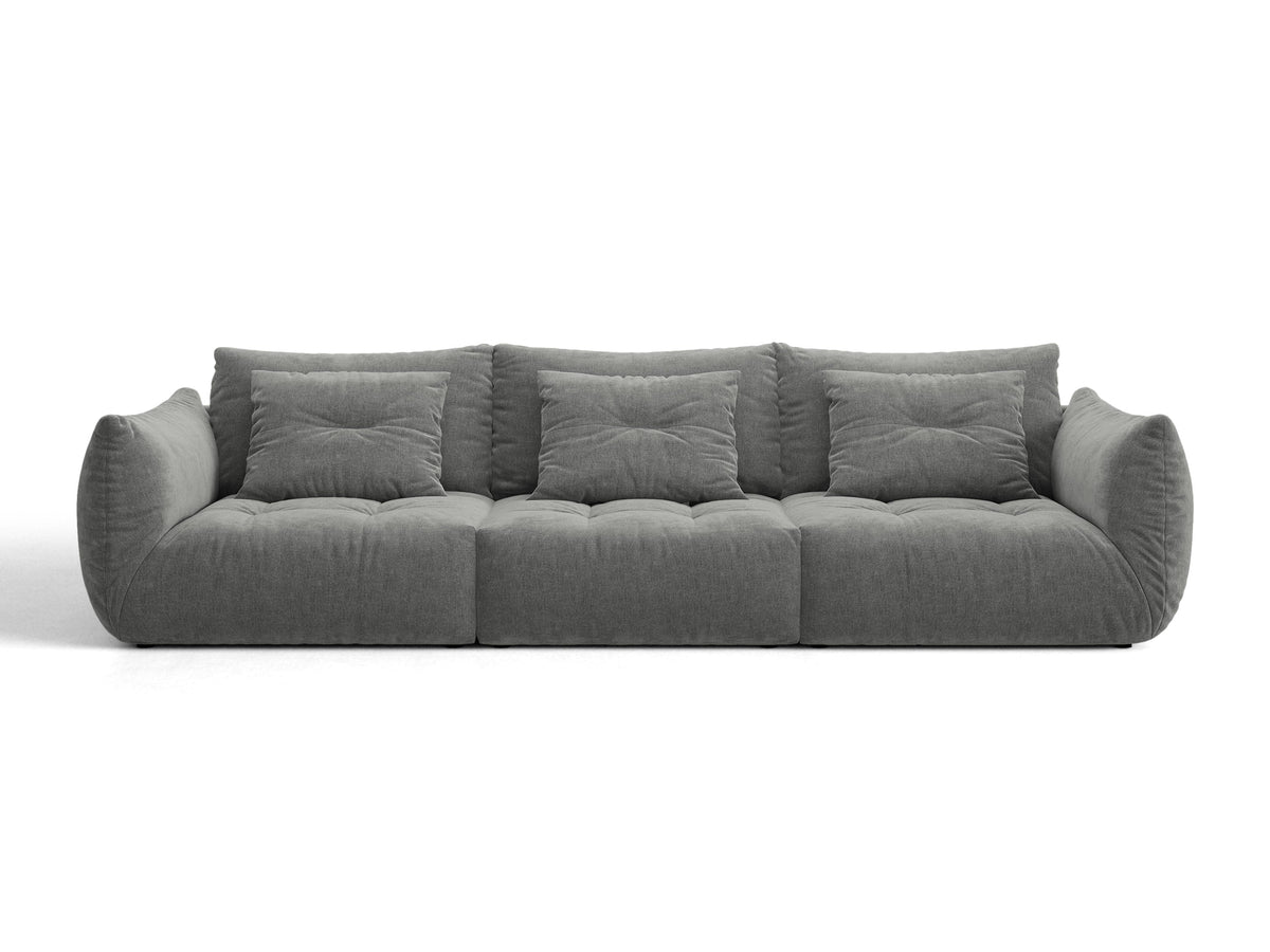 Bloom Divano componibile 4+ Posti Wind - Grigio scuro