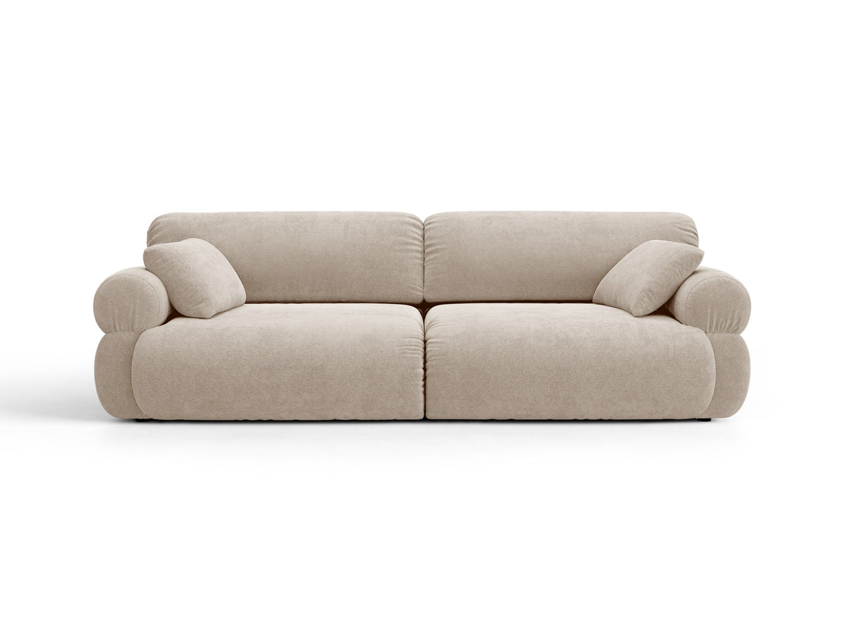 Ophelia Sofa in Velluto 4+ Posti Liberty - Beige