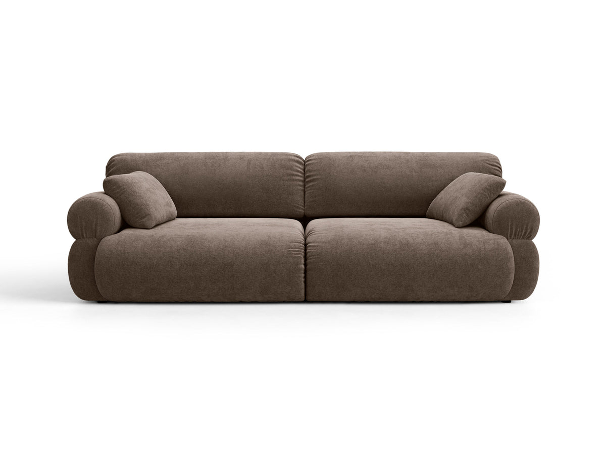 Ophelia Sofa in Velluto 4+ Posti Liberty - Cappuccino
