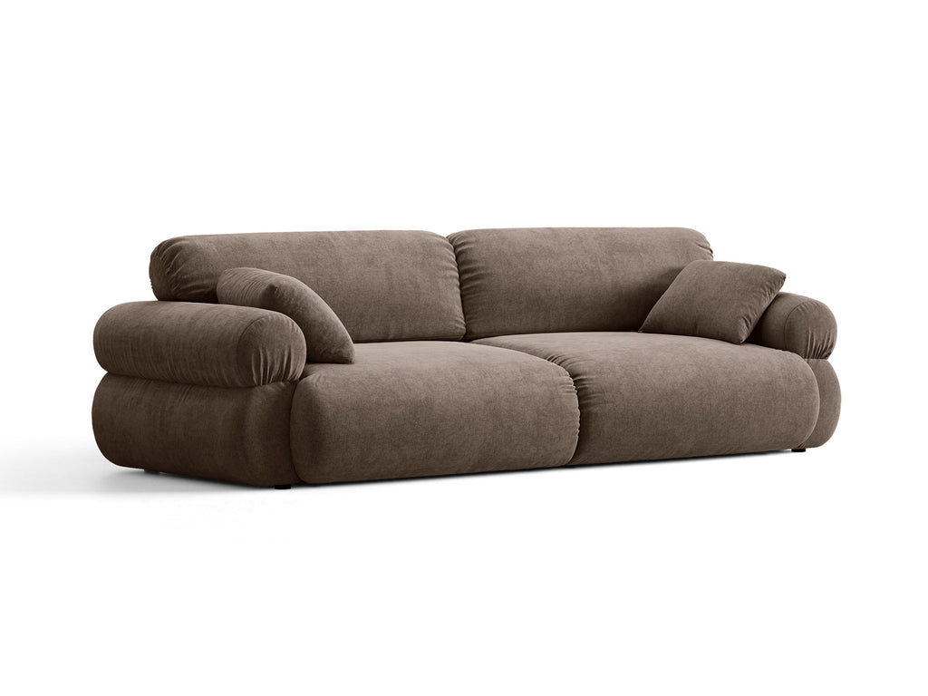 Ophelia Sofa in Velluto 4+ Posti Liberty - Cappuccino