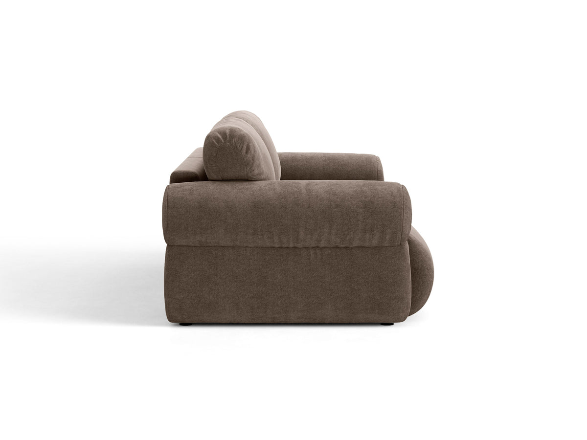 Ophelia Sofa in Velluto 4+ Posti Liberty - Cappuccino
