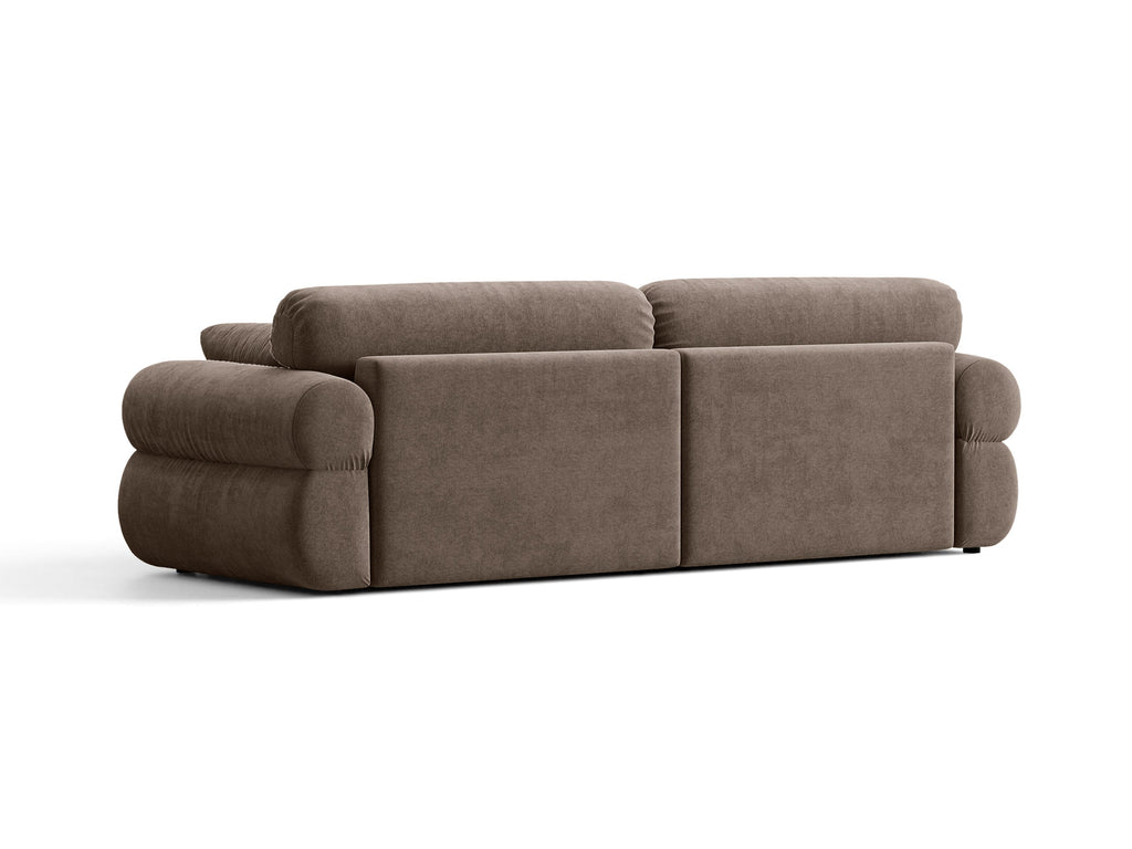 Ophelia Sofa in Velluto 4+ Posti Liberty - Cappuccino