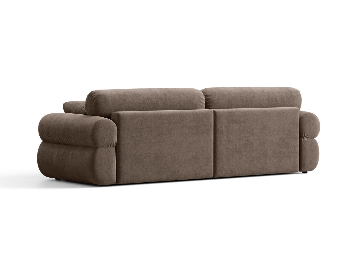 Ophelia Sofa in Velluto 4+ Posti Liberty - Cappuccino