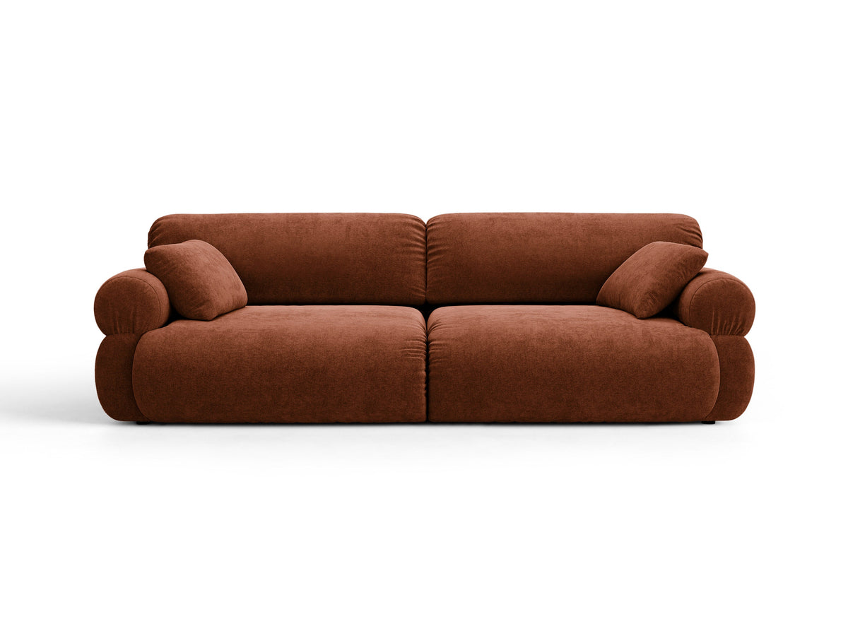 Ophelia Sofa in Velluto 4+ Posti Liberty - Brick