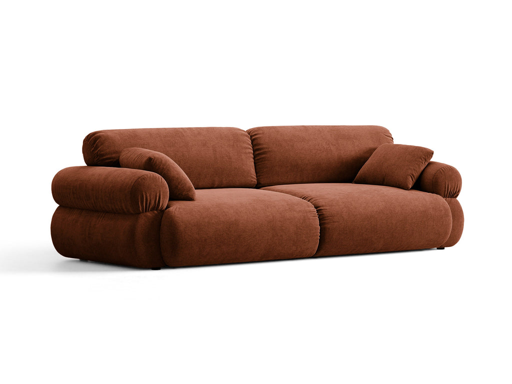Ophelia Sofa in Velluto 4+ Posti Liberty - Brick