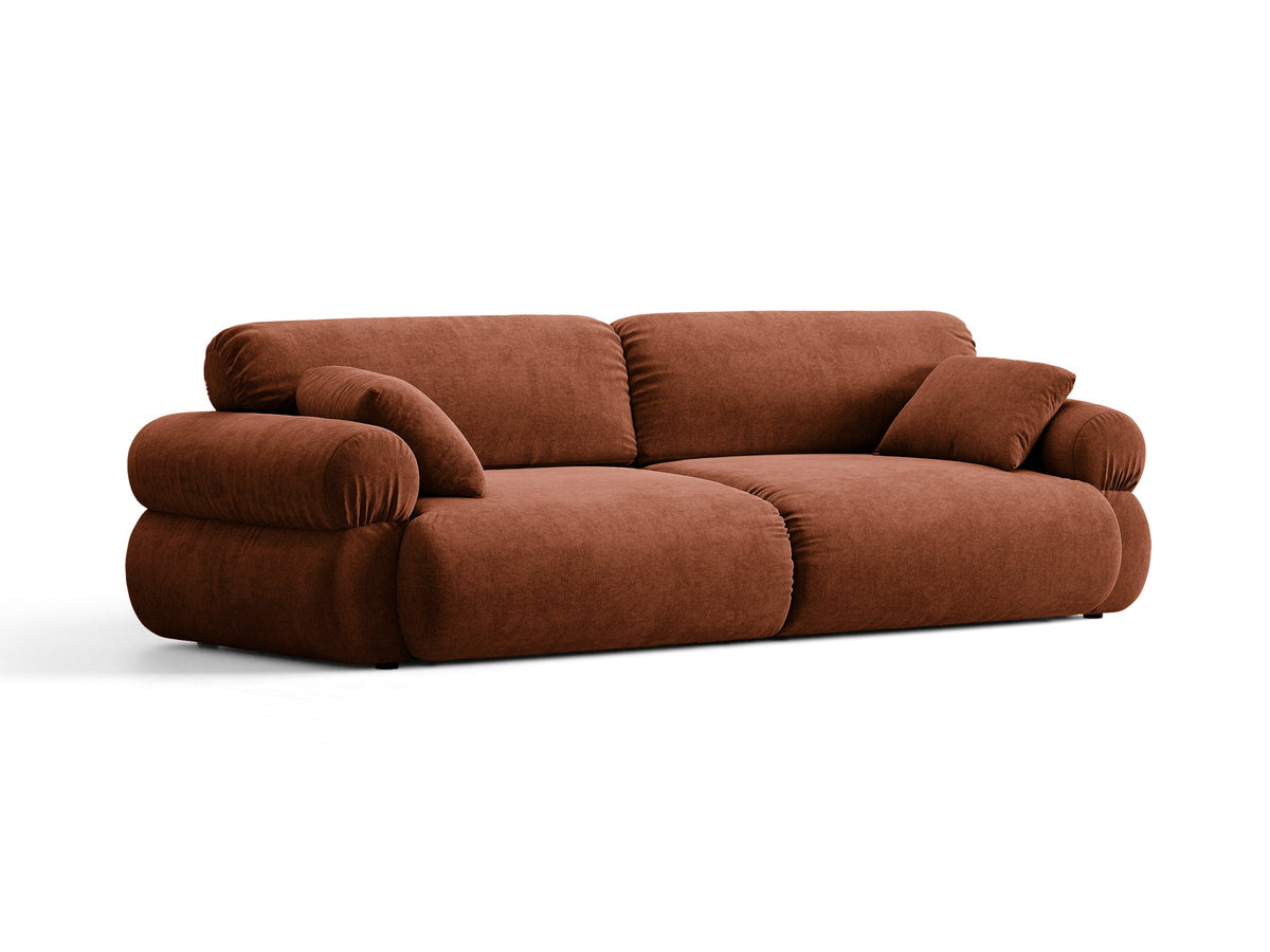 Ophelia Sofa in Velluto 4+ Posti Liberty - Brick