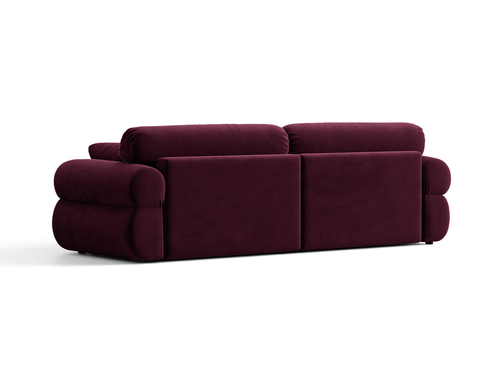 Ophelia Sofa in Velluto 4+ Posti Venus - Borgogna