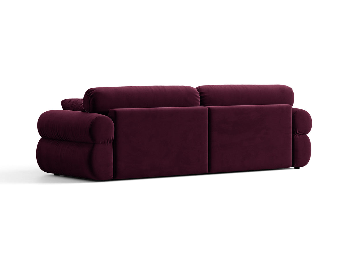 Ophelia Sofa in Velluto 4+ Posti Venus - Borgogna