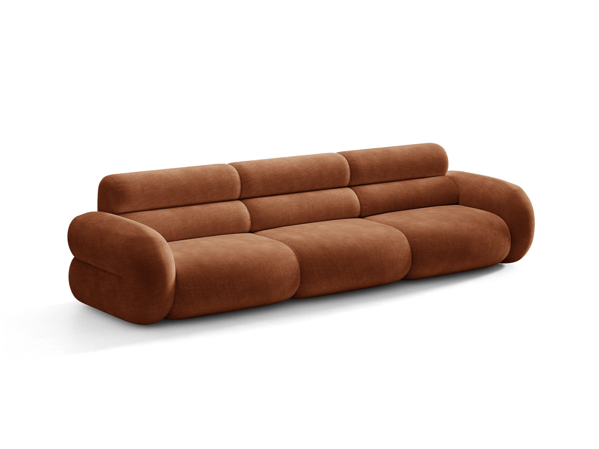 Neo Divano componibile 4+ Posti Golden - Terracotta