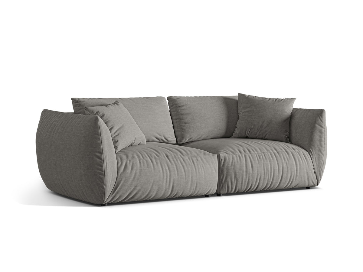 Chris Divano componibile 4+ Posti Lins - Grigio caldo