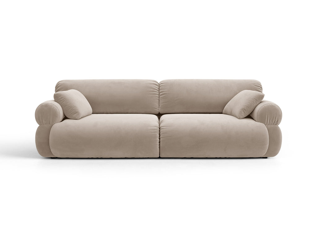 Ophelia Sofa in Velluto 4+ Posti Salvador - Beige