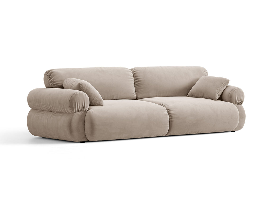 Ophelia Sofa in Velluto 4+ Posti Salvador - Beige