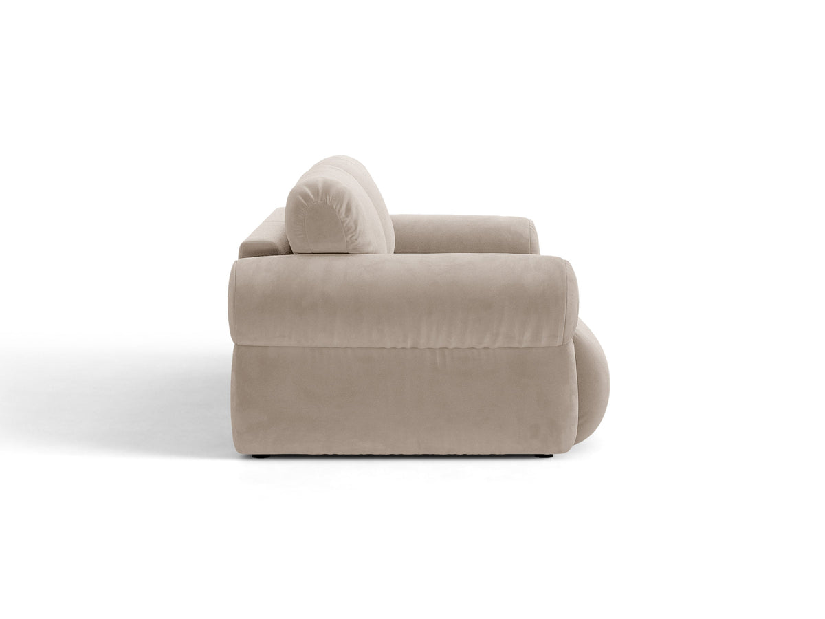 Ophelia Sofa in Velluto 4+ Posti Salvador - Beige