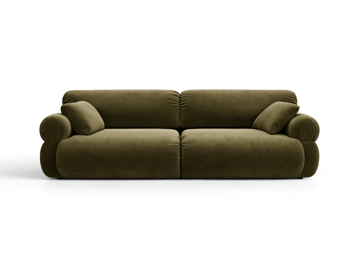Ophelia Sofa in Velluto 4+ Posti Salvador - Verde