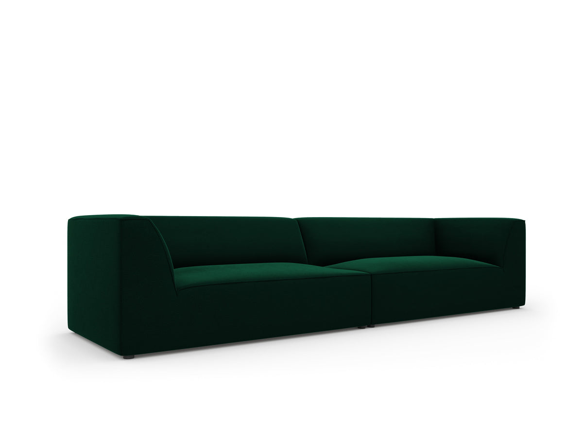 Ruby Divano 4+ Posti Salvador - Verde bottiglia