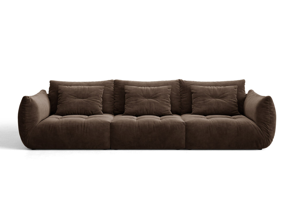 Bloom Divano componibile 4+ Posti Bluvel - Marrone scuro