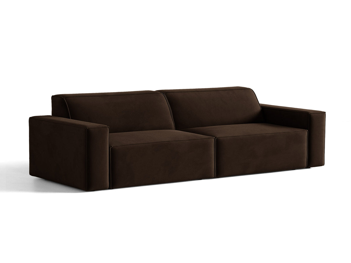 Jodie Divano componibile 4+ Posti Bluvel - Marrone scuro