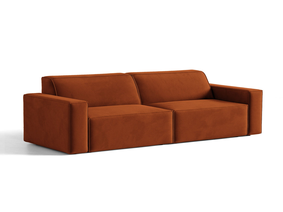 Jodie Divano componibile 4+ Posti Bluvel - Terracotta