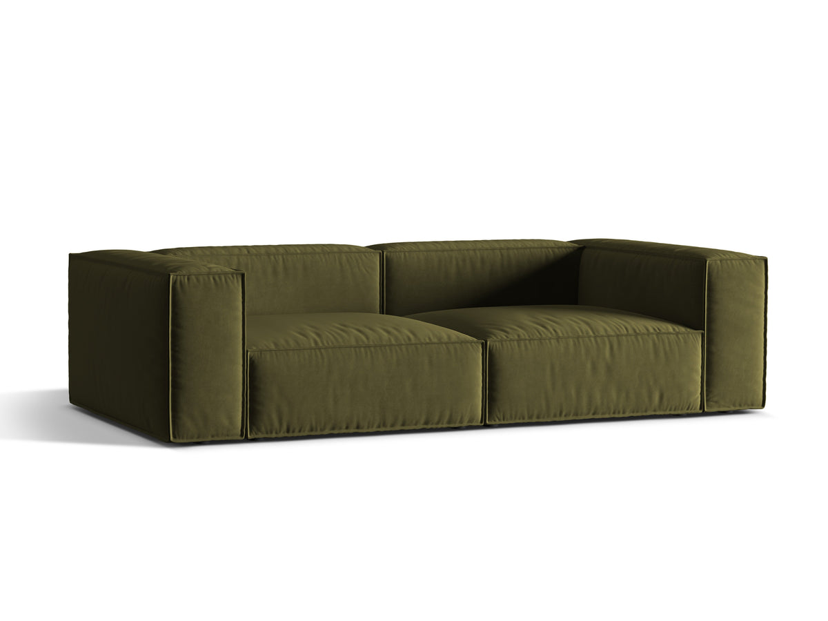 Nuria Divano 4+ Posti Paris - Moss green melange