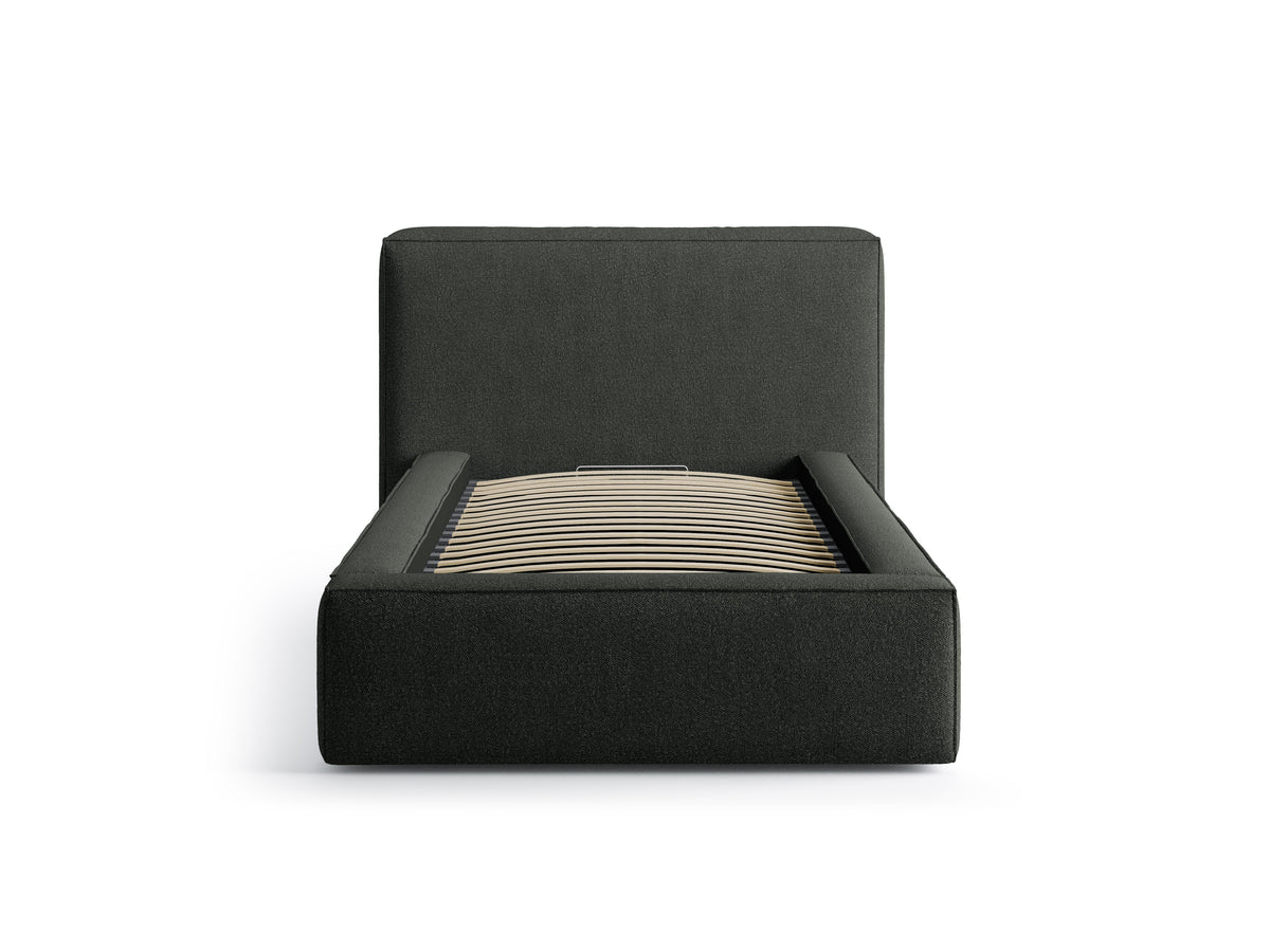 Jodie Letto Contenitore Con Testiera Letto Baloo - Nero
