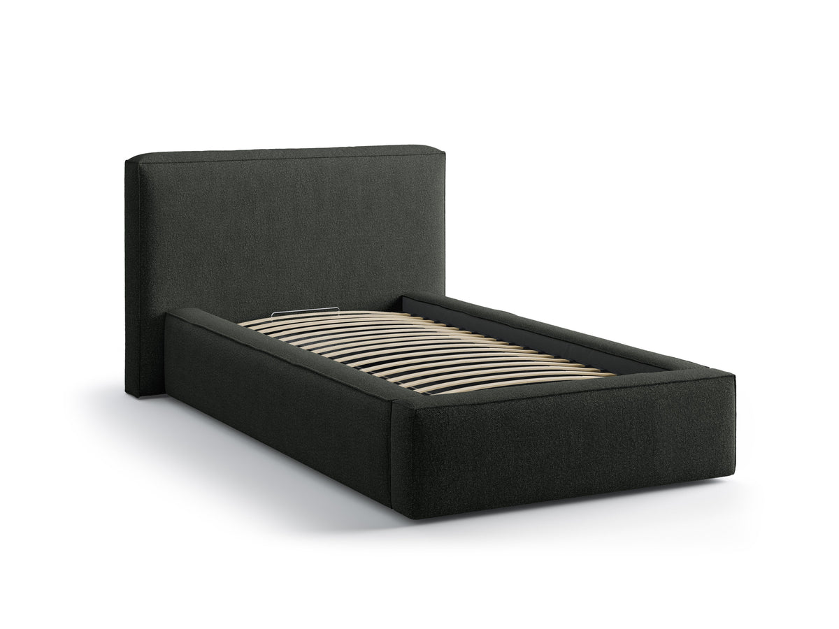 Jodie Letto Contenitore Con Testiera Letto Baloo - Nero