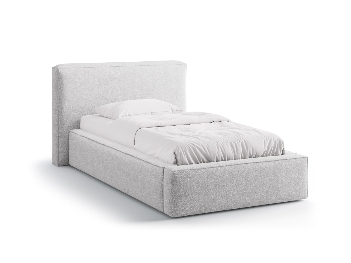 Jodie Letto Contenitore Con Testiera Letto Baloo - Grigio chiaro