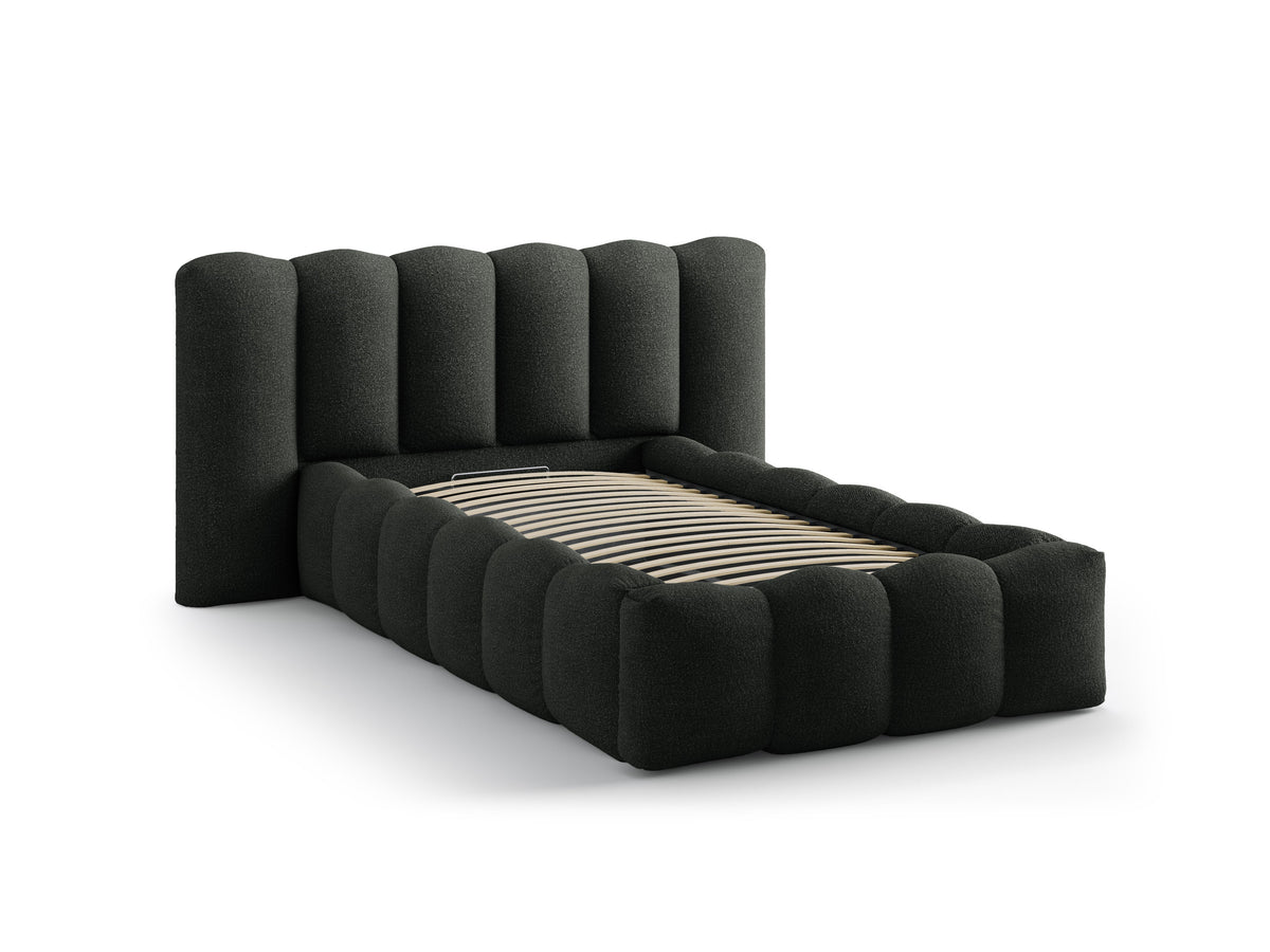 Lupine Letto Contenitore Con Testiera Letto Baloo - Nero