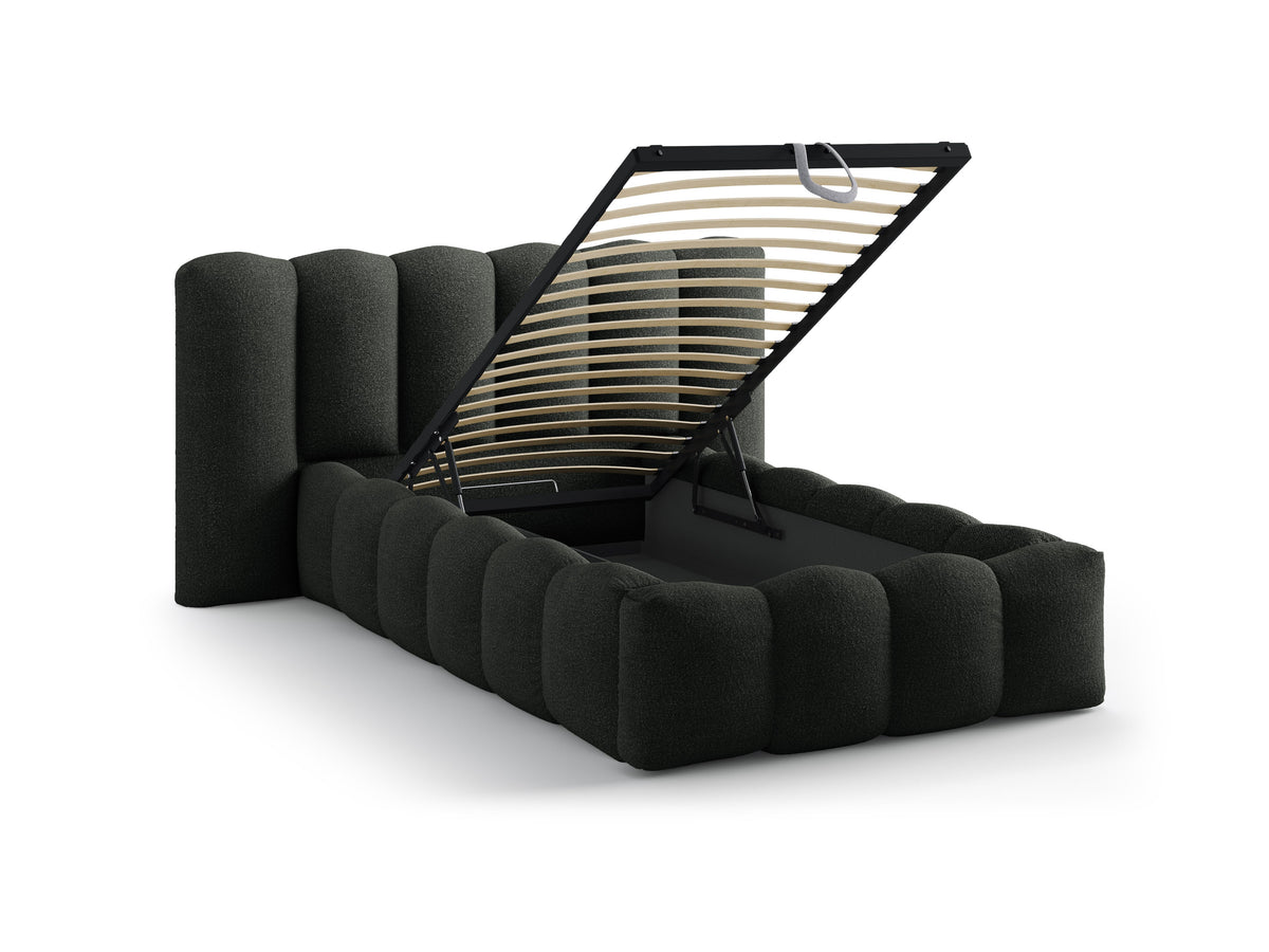 Lupine Letto Contenitore Con Testiera Letto Baloo - Nero