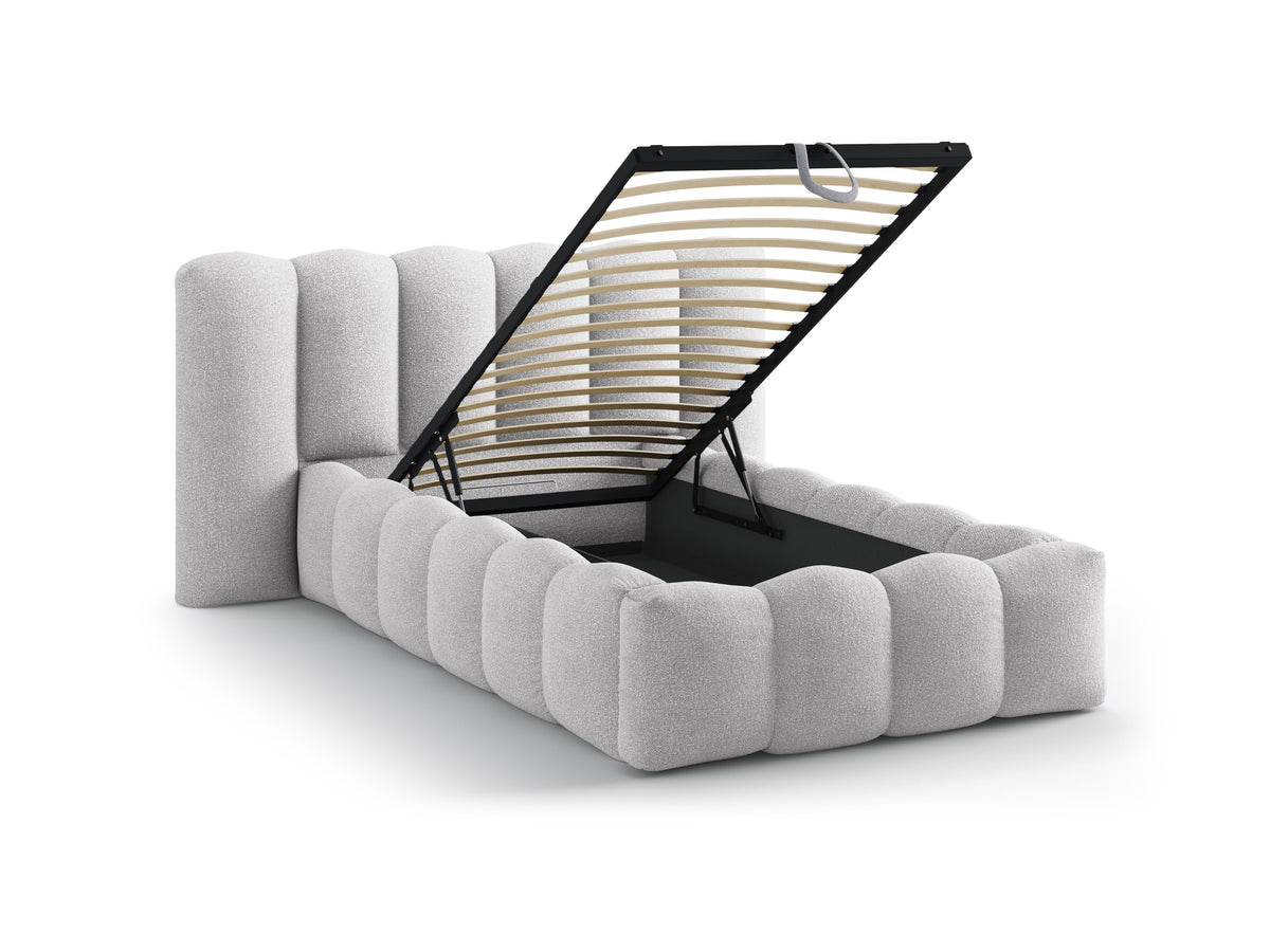 Lupine Letto Contenitore Con Testiera Letto Baloo - Grigio chiaro
