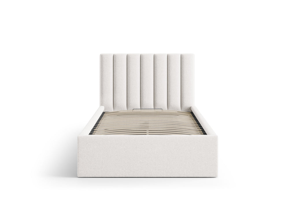 Allison Letto Contenitore Con Testiera Letto Moly - Beige chiaro