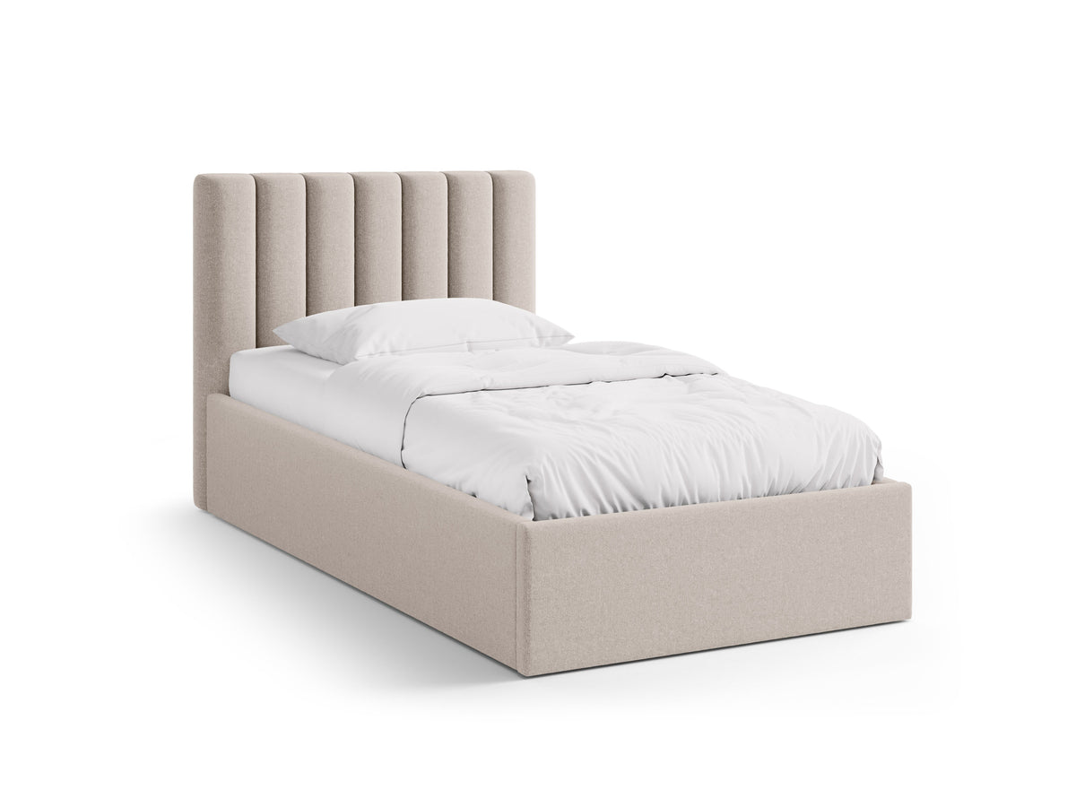 Allison Letto Contenitore Con Testiera Letto Moly - Cappuccino