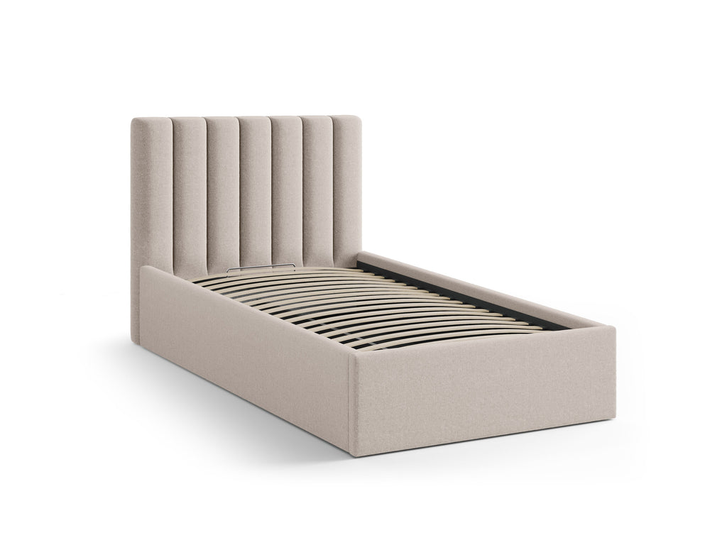 Allison Letto Contenitore Con Testiera Letto Moly - Cappuccino