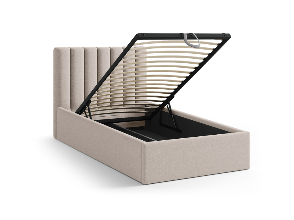 Allison Letto Contenitore Con Testiera Letto Moly - Cappuccino