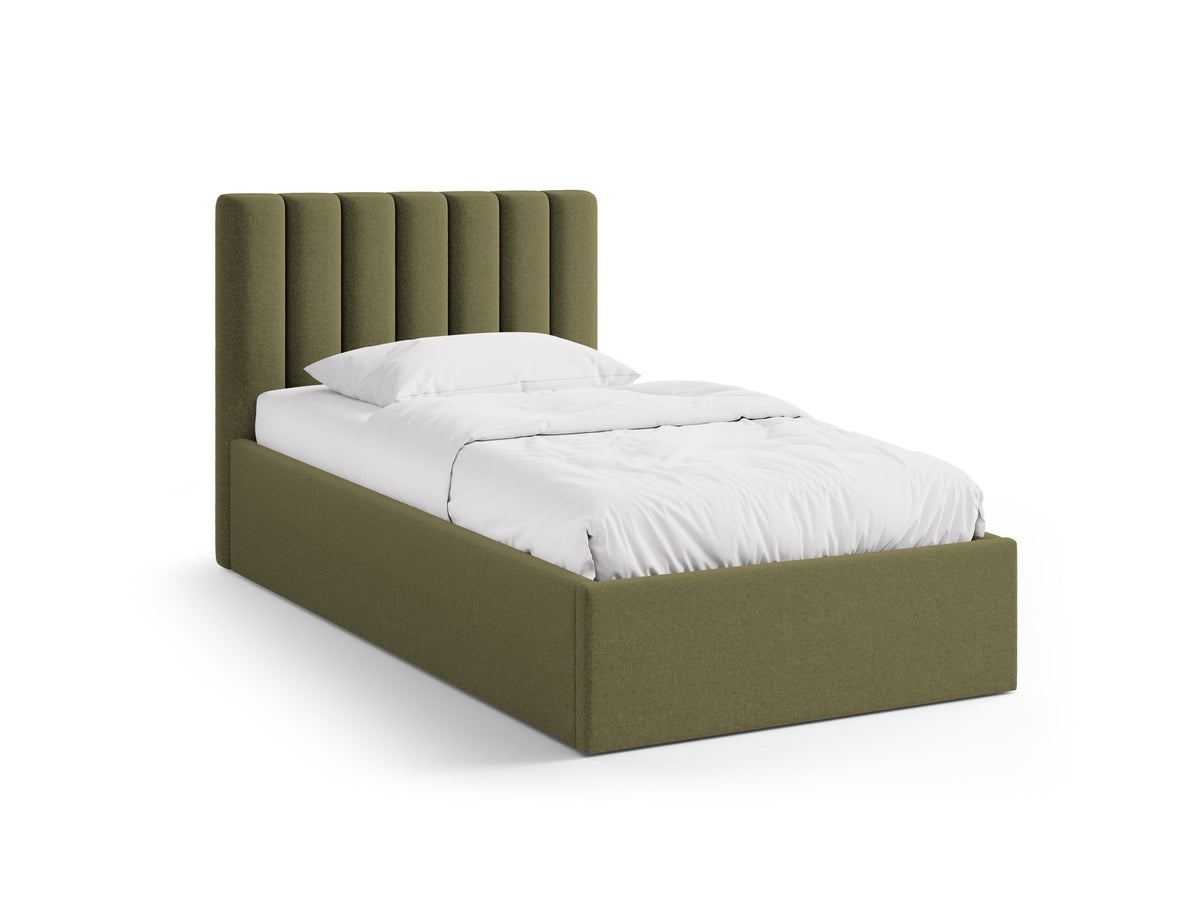 Allison Letto Contenitore Con Testiera Letto Moly - Verde