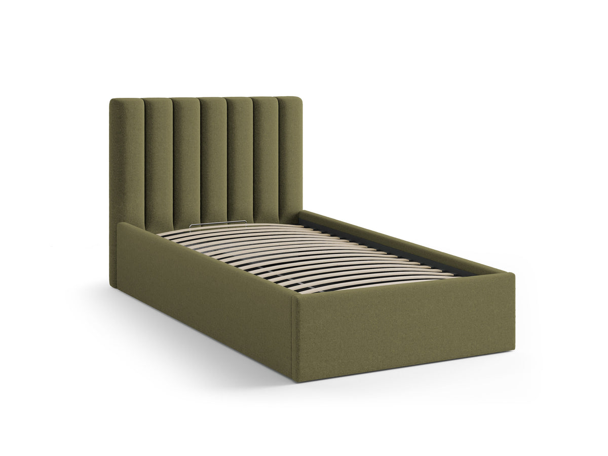 Allison Letto Contenitore Con Testiera Letto Moly - Verde