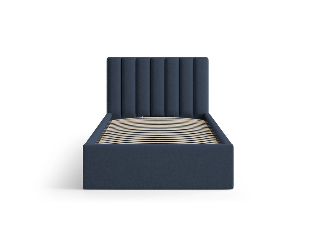 Allison Letto Contenitore Con Testiera Letto Moly - Blu reale