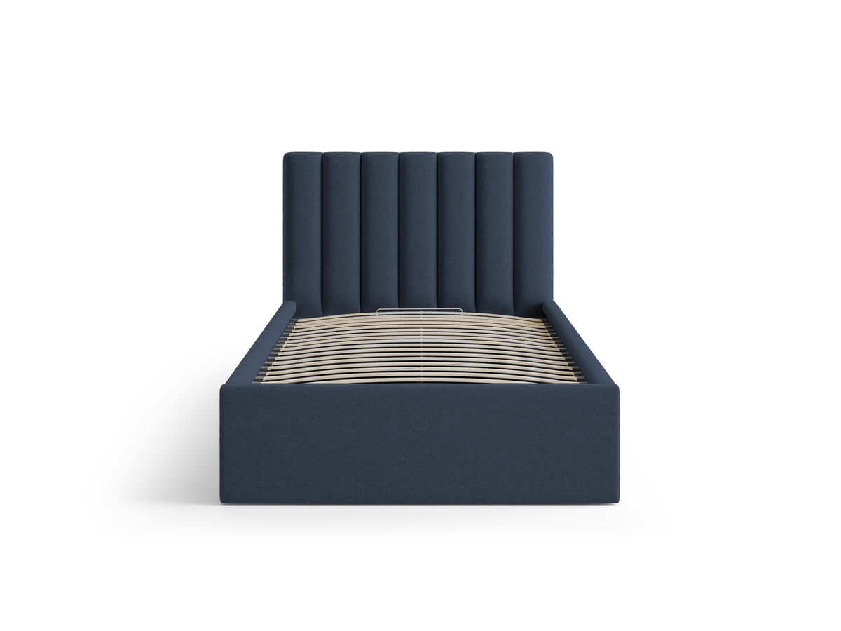 Allison Letto Contenitore Con Testiera Letto Moly - Blu reale