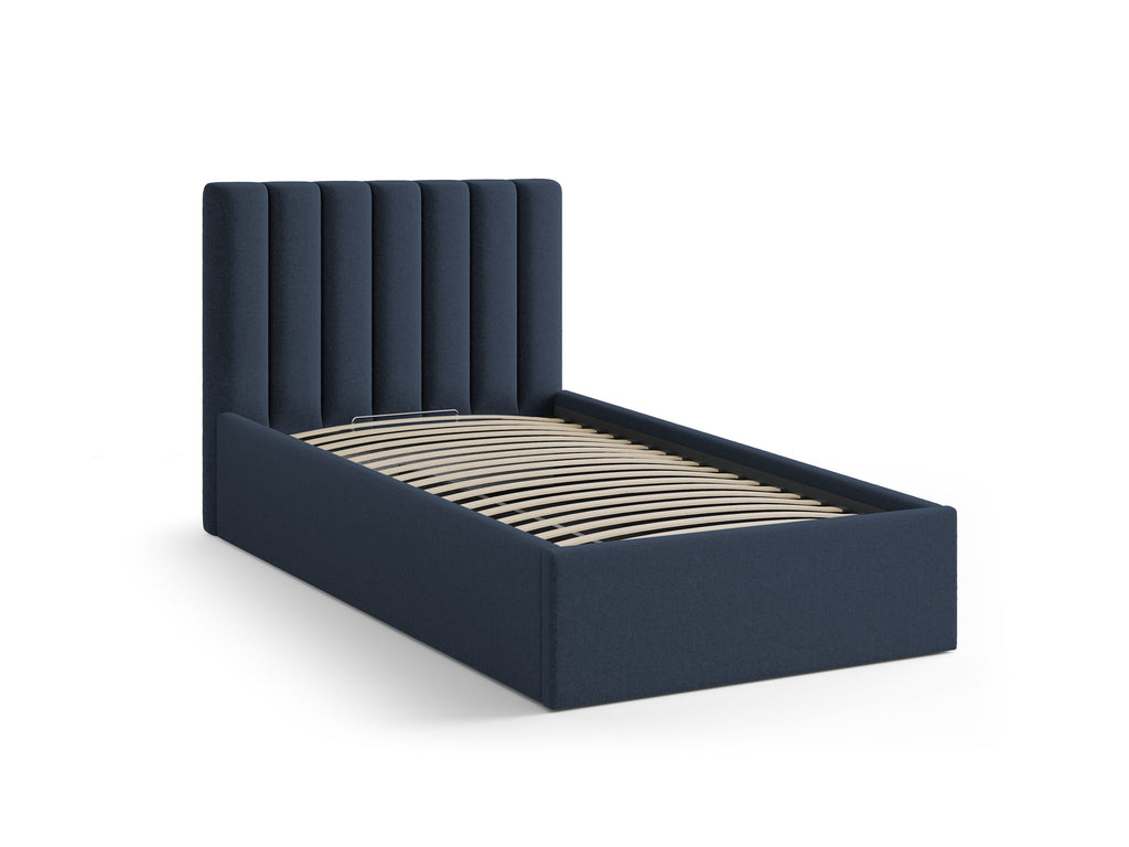 Allison Letto Contenitore Con Testiera Letto Moly - Blu reale