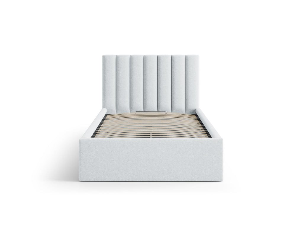 Allison Letto Contenitore Con Testiera Letto Moly - Grigio chiaro