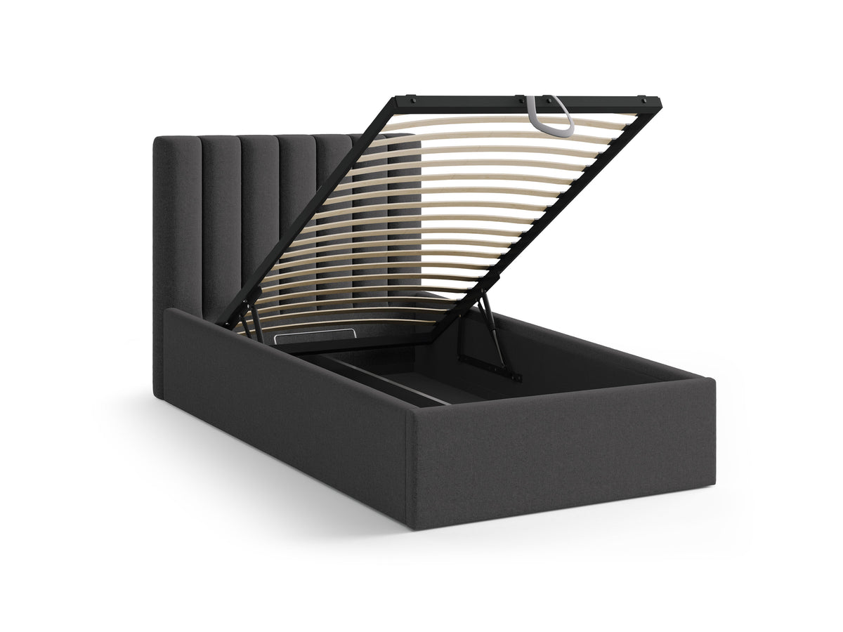 Allison Letto Contenitore Con Testiera Letto Moly - Antracite
