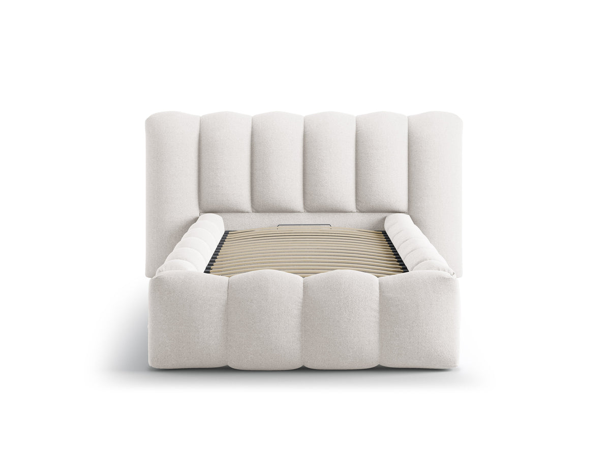 Lupine Letto Contenitore Con Testiera Letto Moly - Beige chiaro