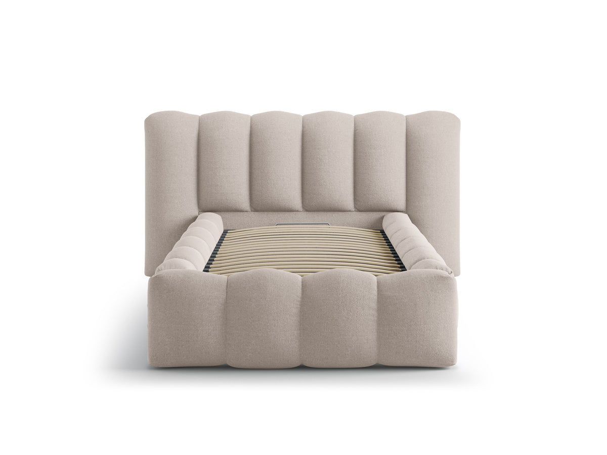 Lupine Letto Contenitore Con Testiera Letto Moly - Cappuccino