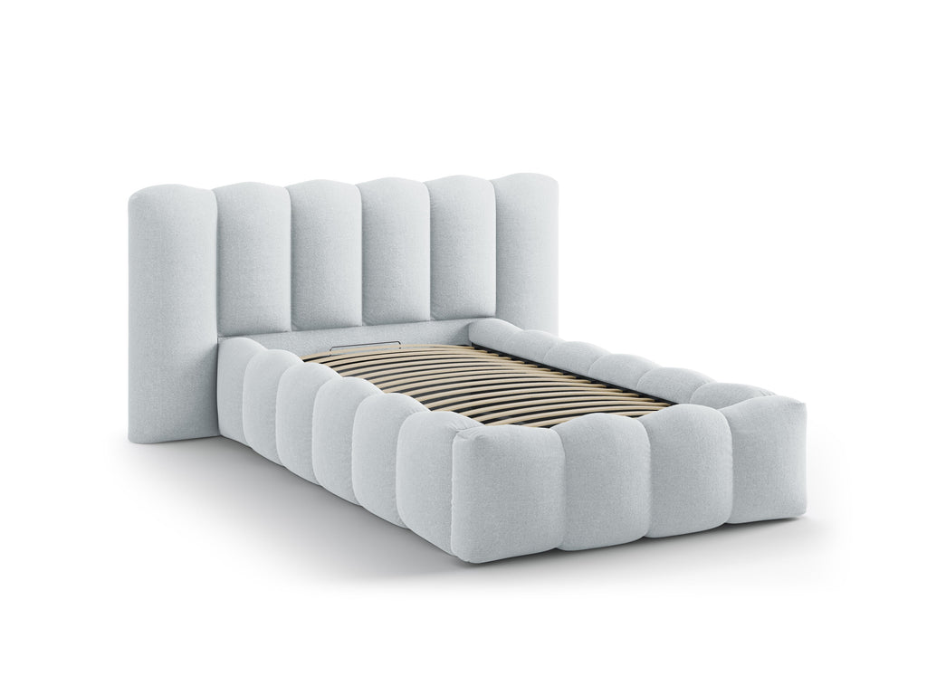 Lupine Letto Contenitore Con Testiera Letto Moly - Grigio chiaro
