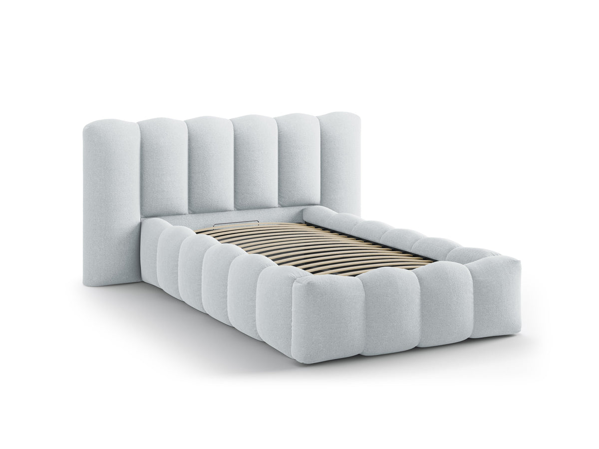 Lupine Letto Contenitore Con Testiera Letto Moly - Grigio chiaro