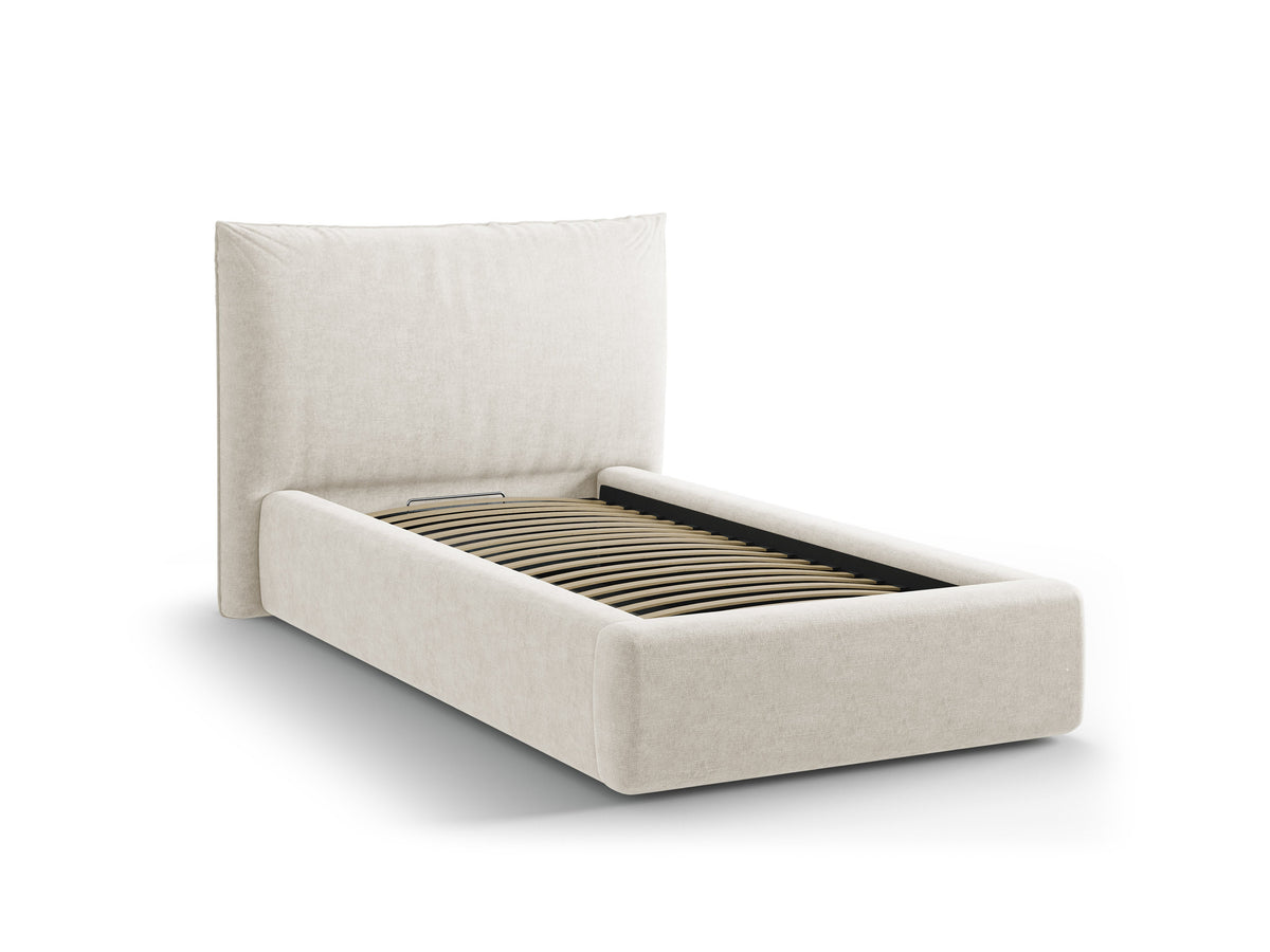 Kaelle Letto Contenitore Con Testiera Letto Perfect Harmony - Beige chiaro