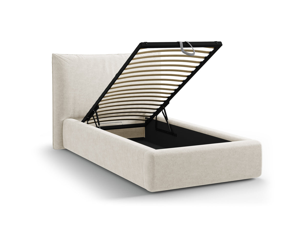 Kaelle Letto Contenitore Con Testiera Letto Perfect Harmony - Beige chiaro