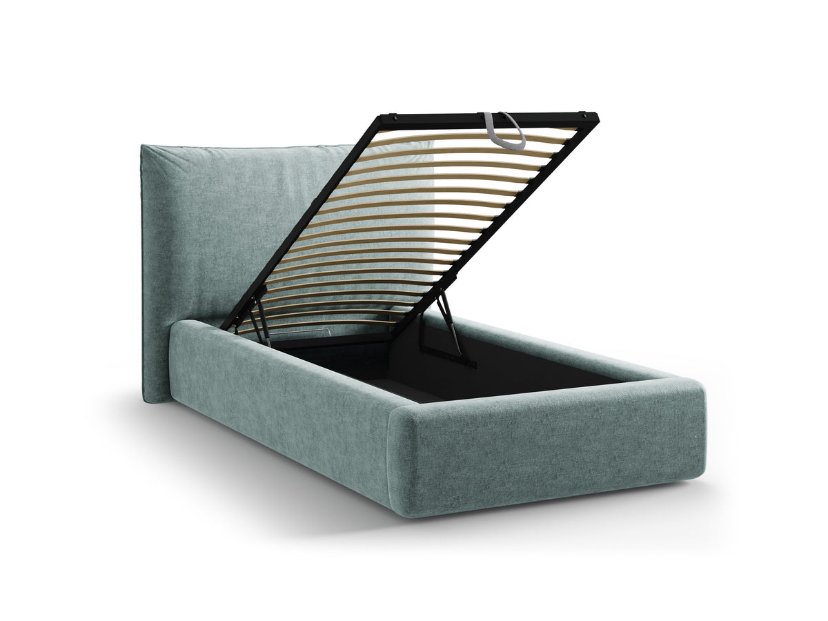 Kaelle Letto Contenitore Con Testiera Letto Perfect Harmony - Azzurro