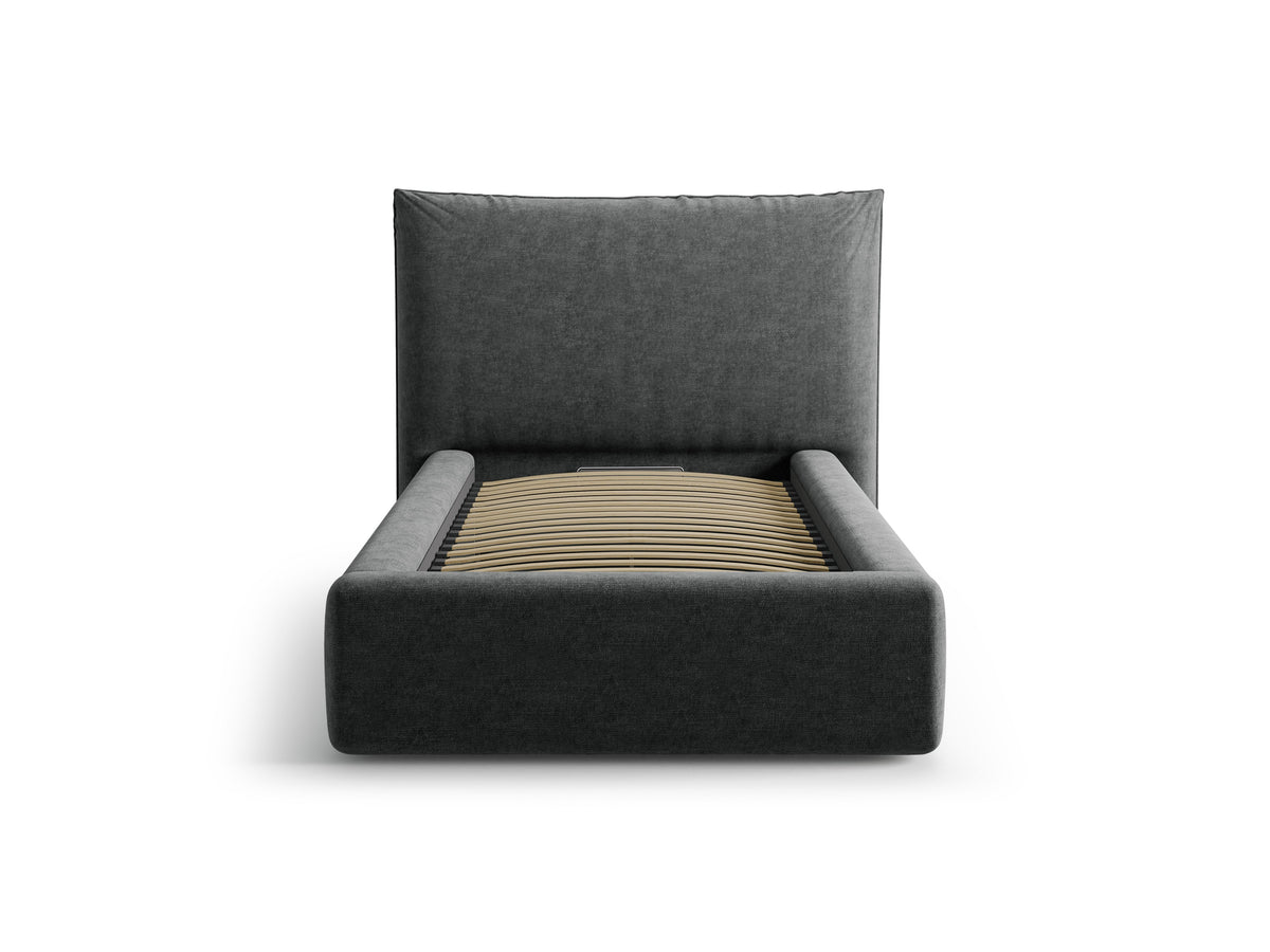 Kaelle Letto Contenitore Con Testiera Letto Perfect Harmony - Grigio scuro