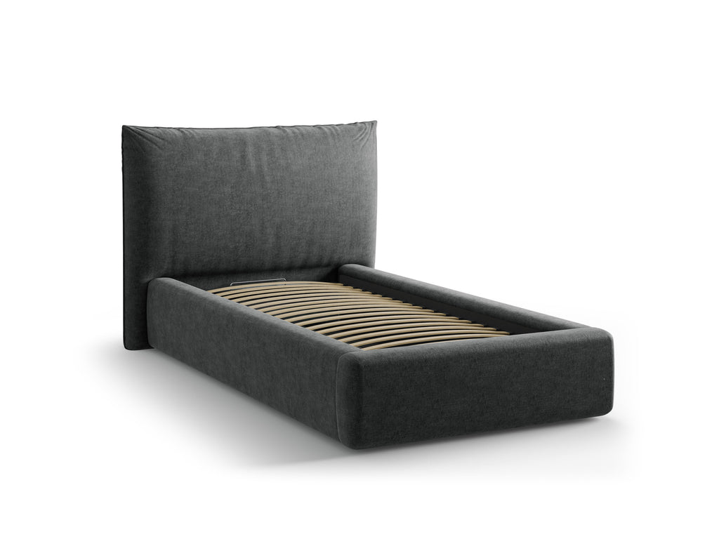Kaelle Letto Contenitore Con Testiera Letto Perfect Harmony - Grigio scuro